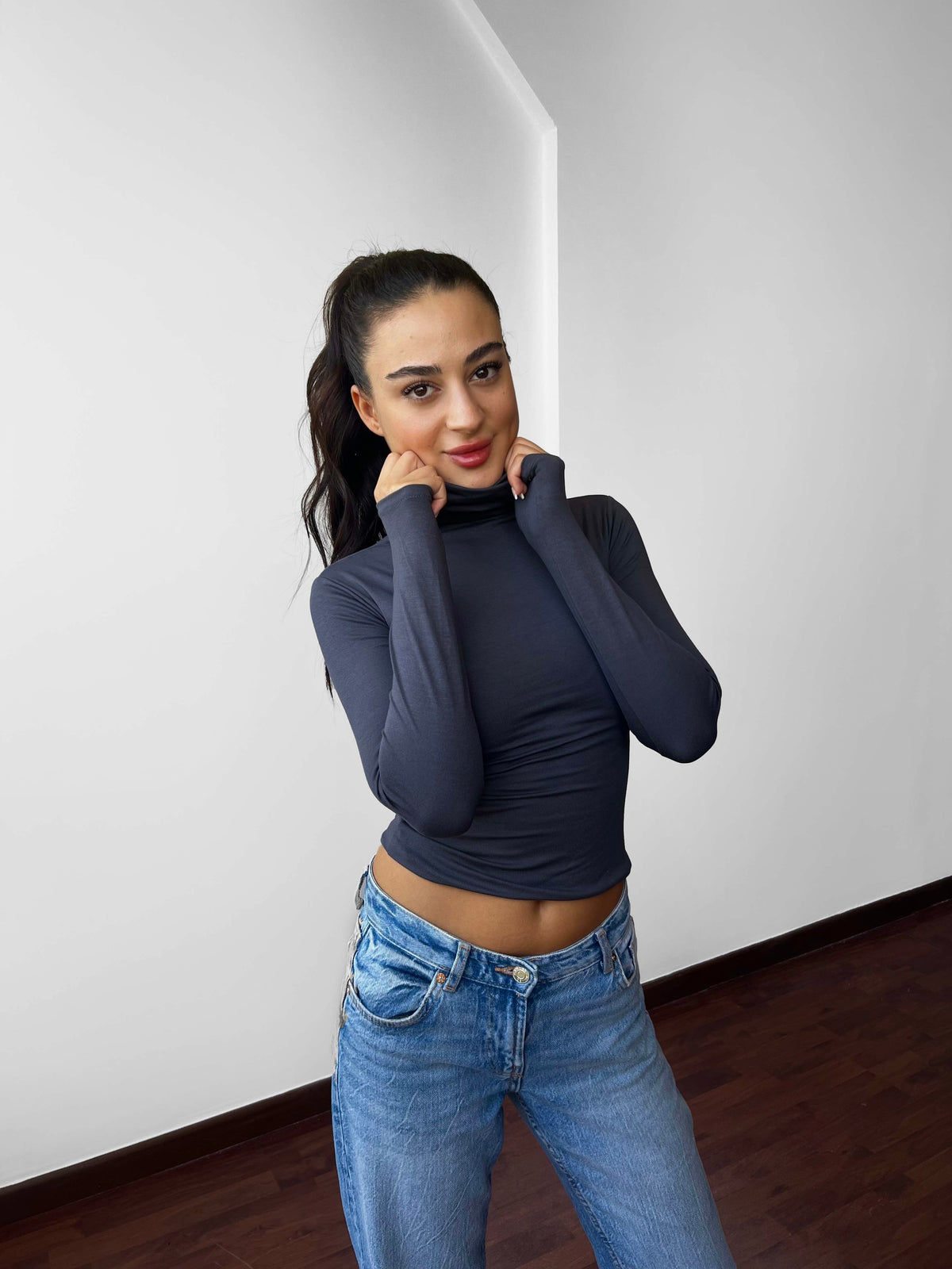Turtleneck Top