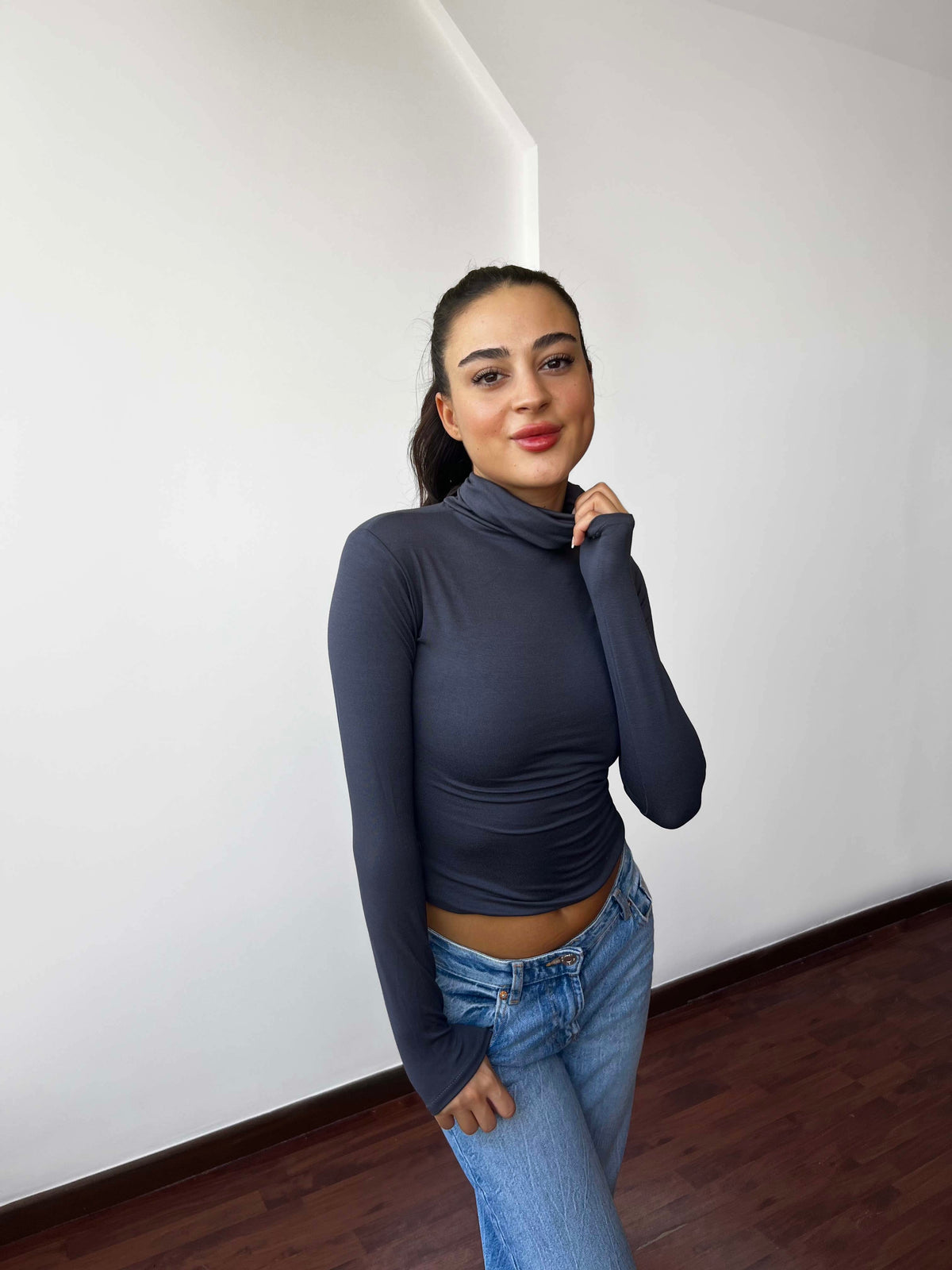 Turtleneck Top