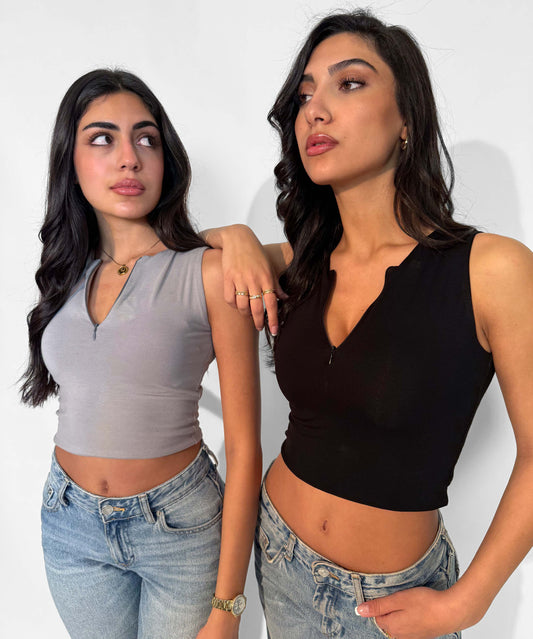 Zip-Up Top
