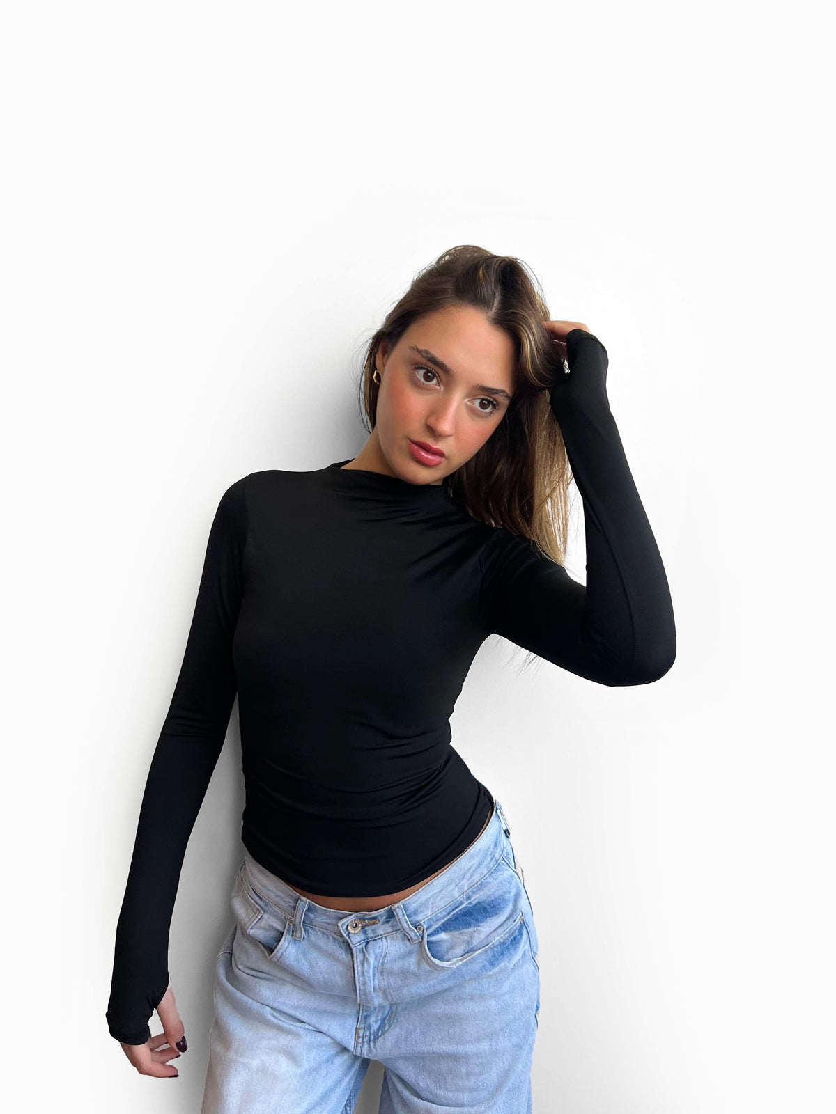 Mock Neck Long Sleeve