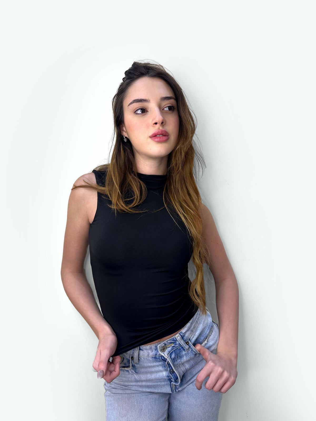 Basic Mock Neck top
