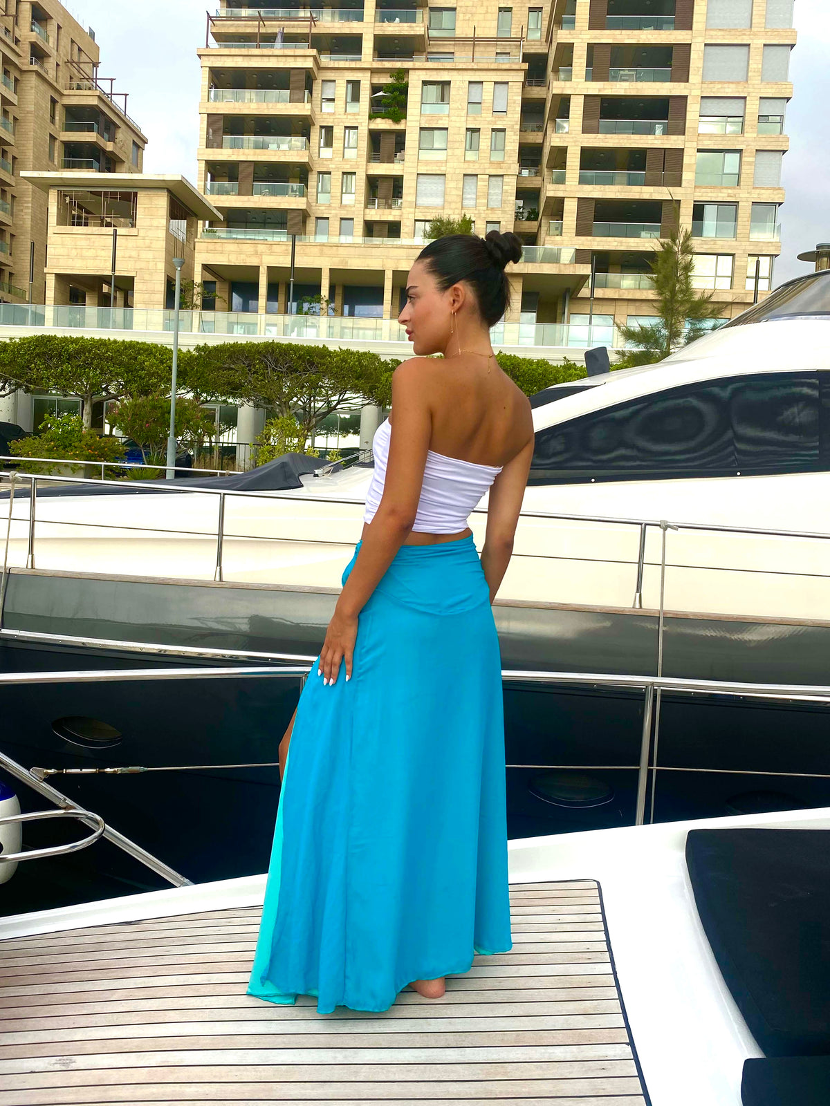 Cyan Skirt