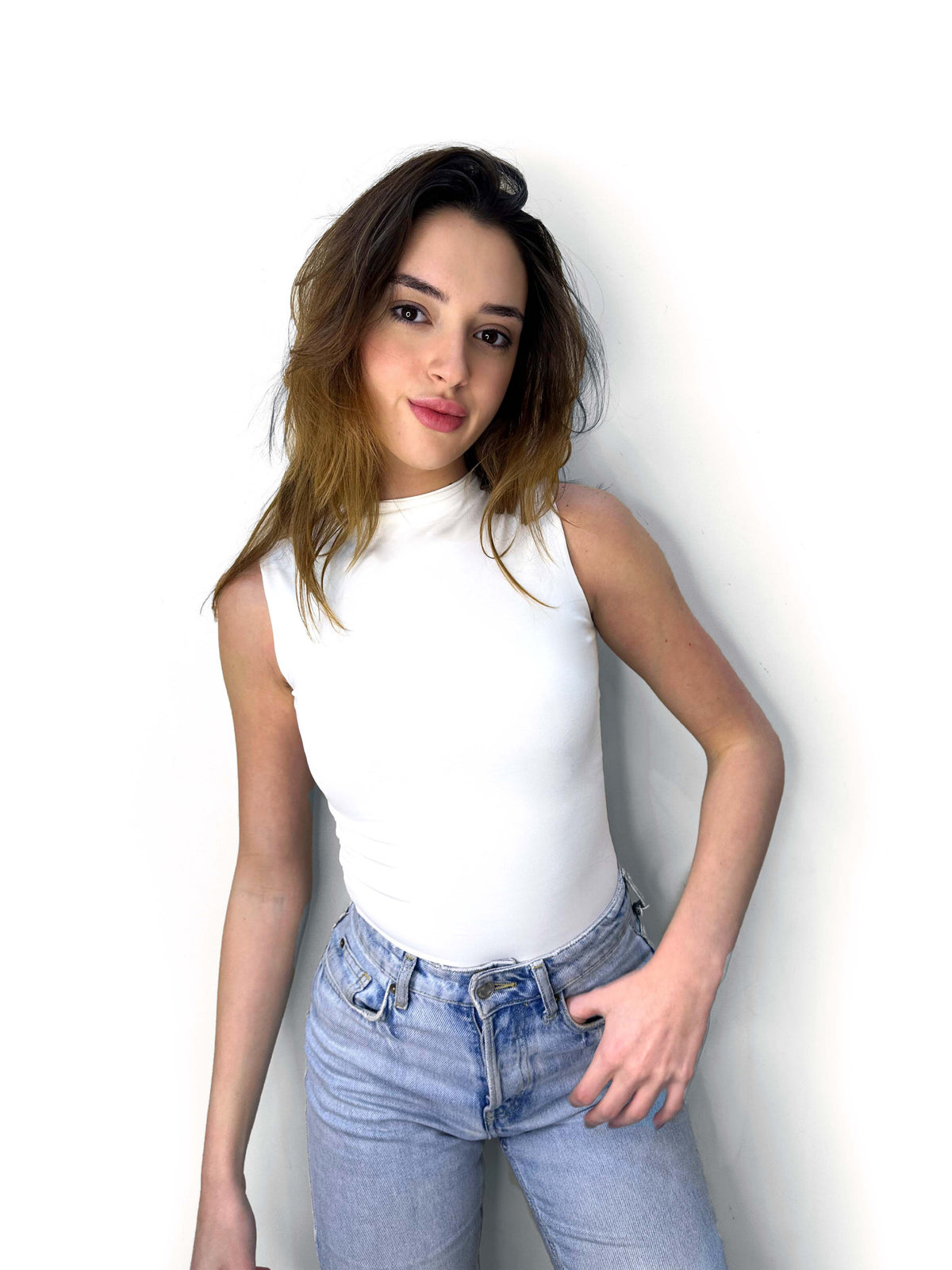 Basic Mock Neck top