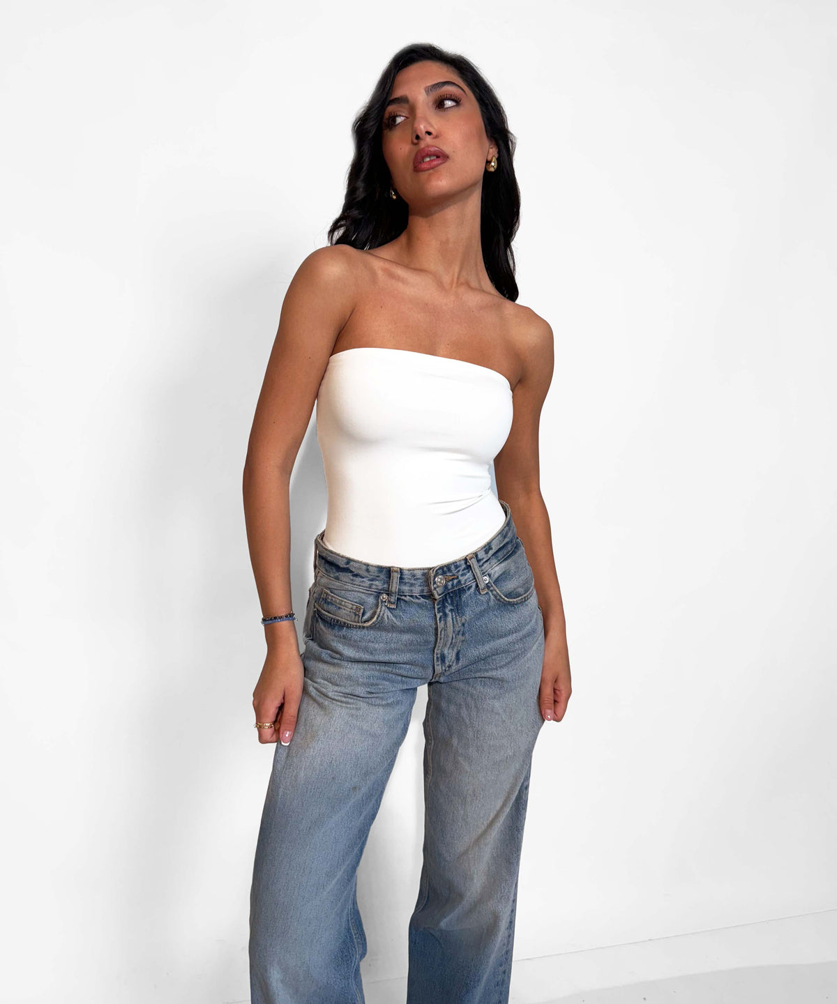 Strapless bodysuit