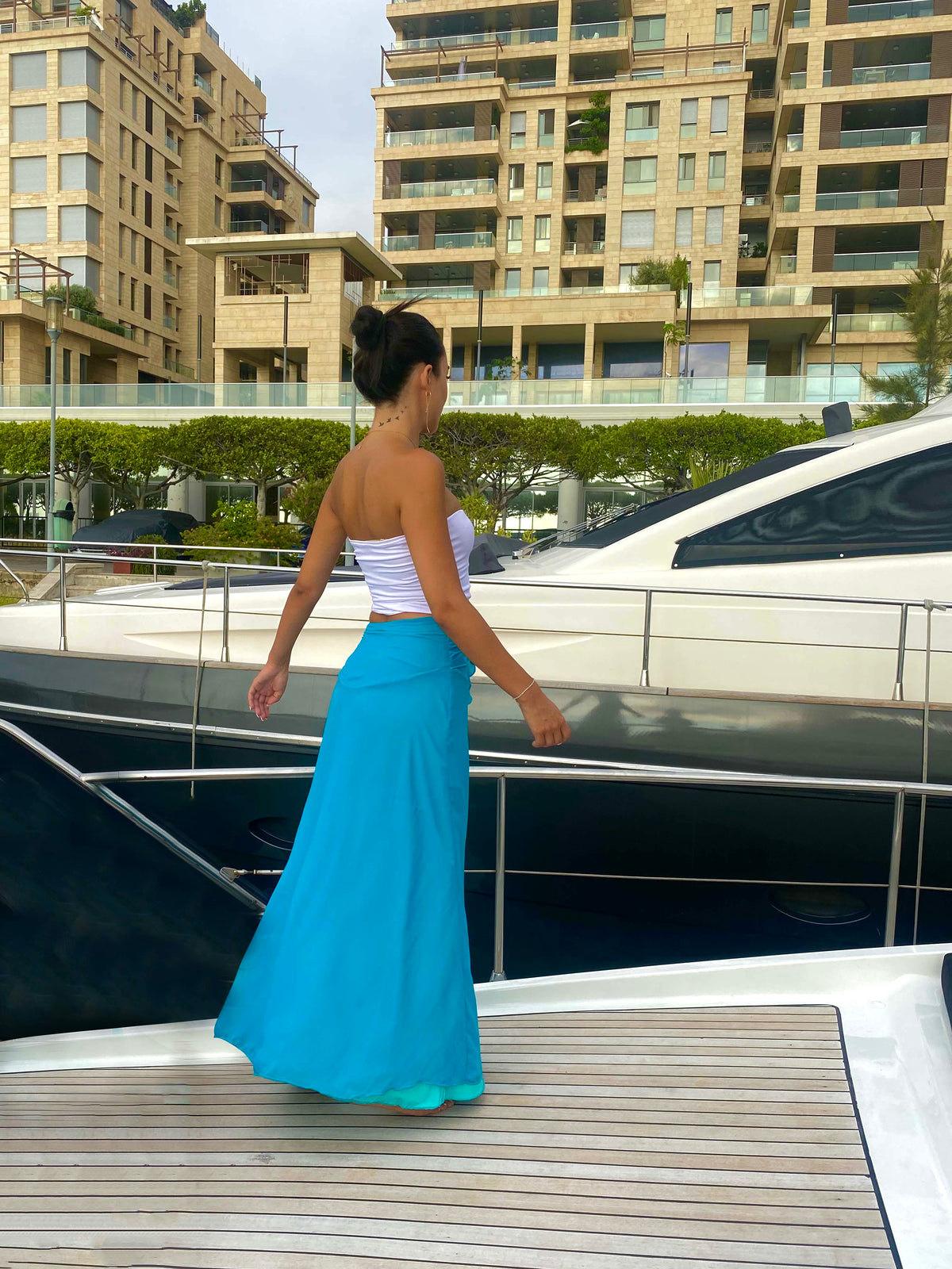 Cyan Skirt